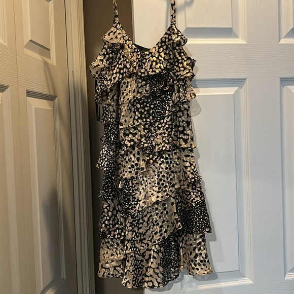 Rachael Zoe Spaghetti strap ruffle dress size 4 - Picture 5 of 11